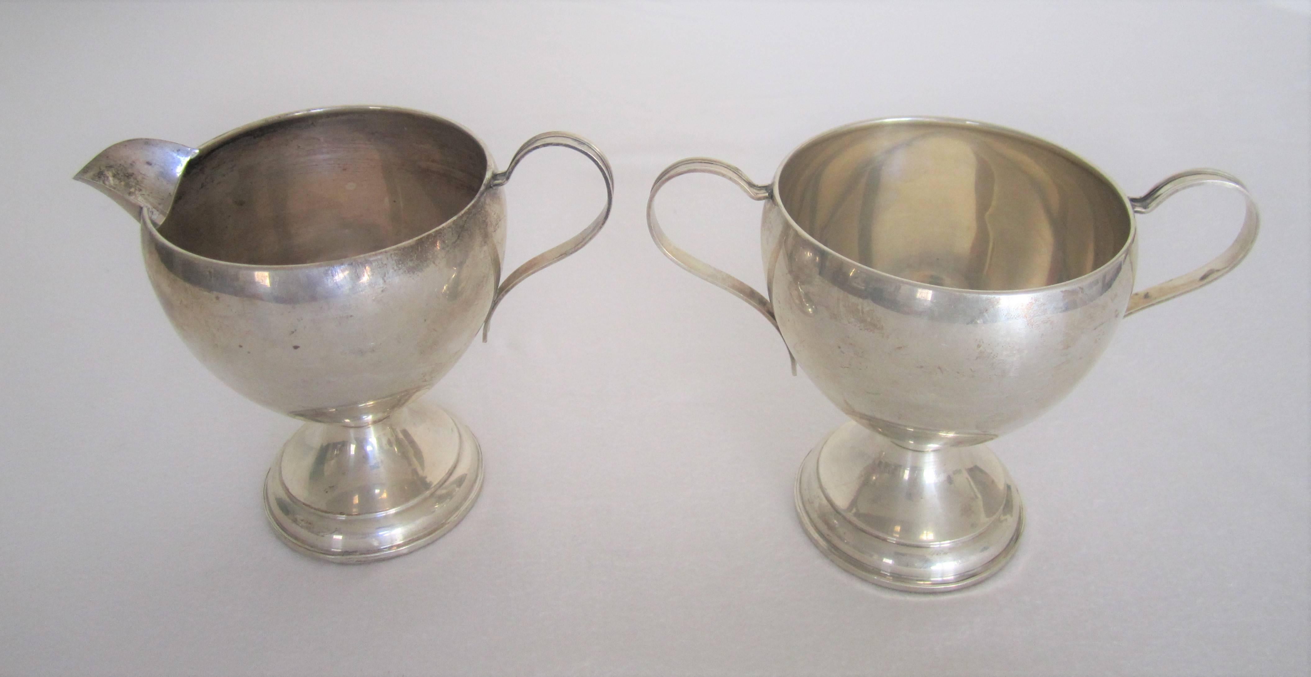 Vintage Silver Cup/Creamer