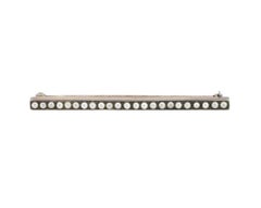 Vintage Sterling Silver Cultured Pearl Bar Pin