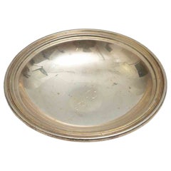 Vintage Sterling Silver Dish / Small Serving Bowl – Monogrammed “AG”, 1970s
