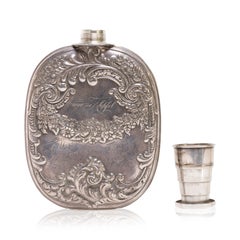 Vintage Sterling Silver Flask