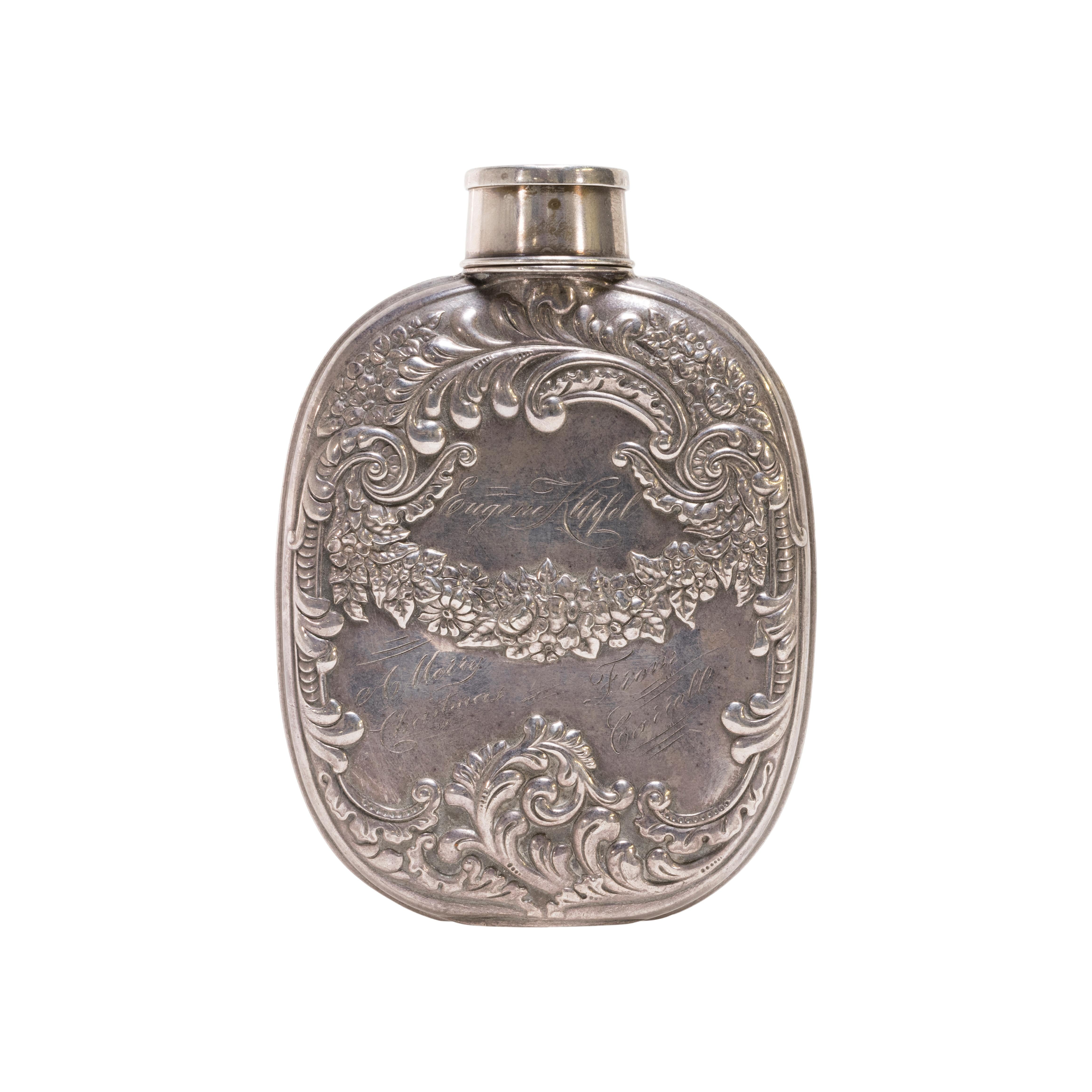 Fiaschetta vintage in argento sterling In condizioni buone in vendita a Coeur d Alene, ID
