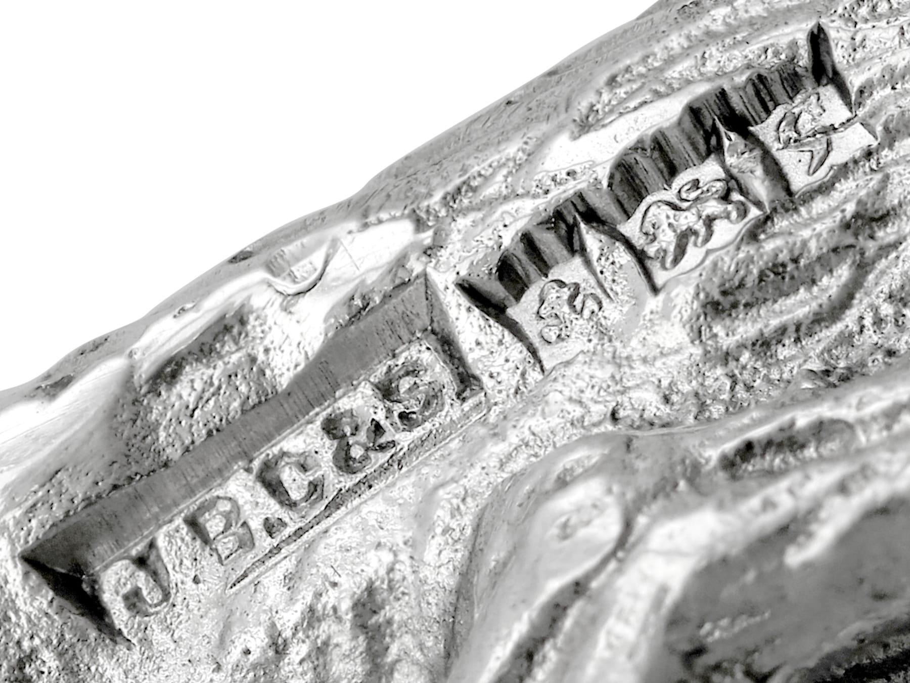 Vieille brochette de renard en argent sterling (1967) en vente 5