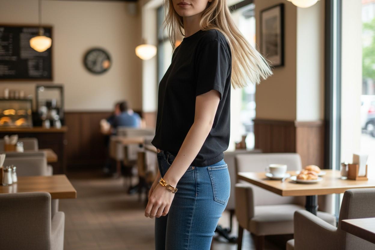 Esempio lampante di design moderno di met�à secolo, questo bracciale vintage in argento sterling incarna l'audace semplicità e l'equilibrio scultoreo che hanno definito il movimento dei gioielli modernisti. Realizzato con un motivo geometrico