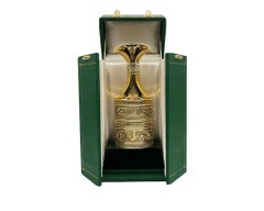 Vintage Sterling Silver Gilt AMOUAGE Perfume Bottle Middle Eastern Dagger