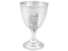 Vintage Elizabeth II English Sterling Silver Goblet