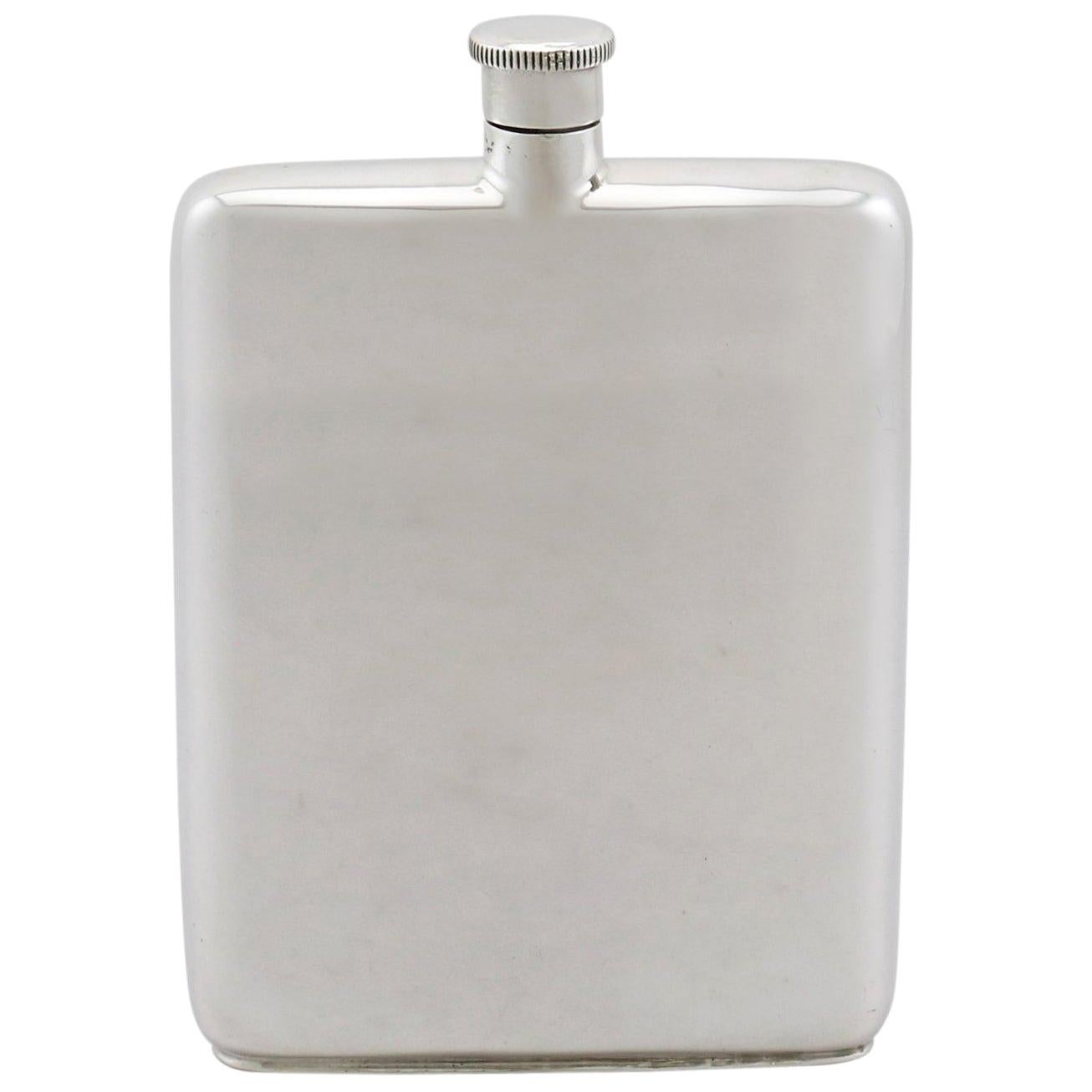 Sterling Golfer's Clarence Vanderbuilt Vintage Flask For Sale at 1stdibs