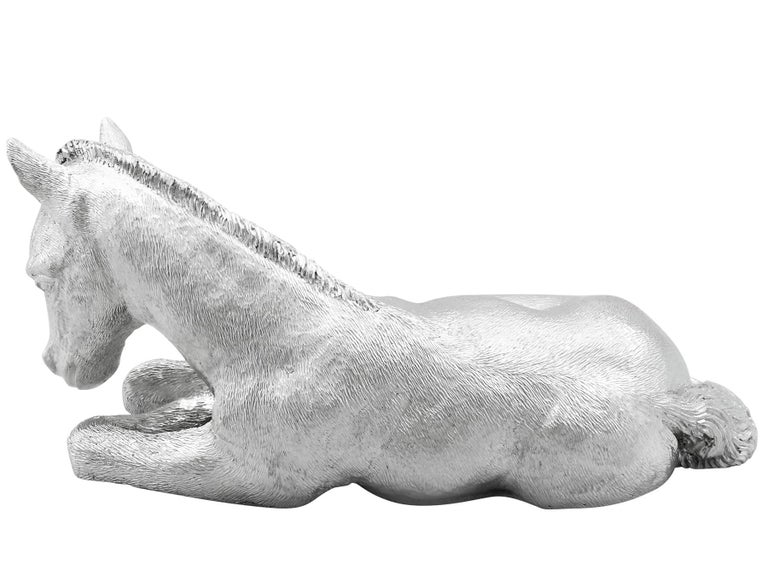 Vintage Sterling Silver Horse Ornaments For Sale at 1stDibs