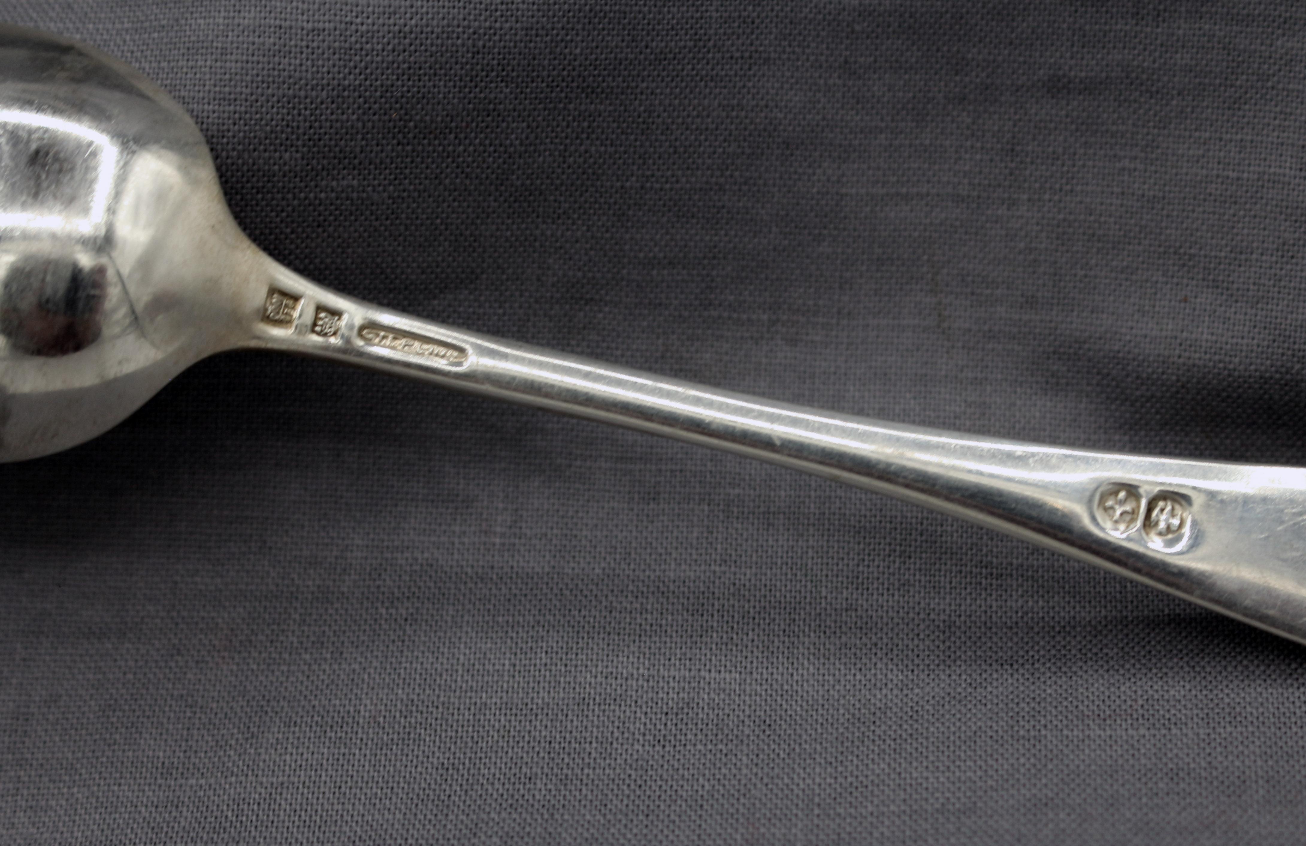 Vintage Sterling Silver Ice Cream Forks 2
