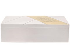 Vintage Sterling Silver Jewelry Box