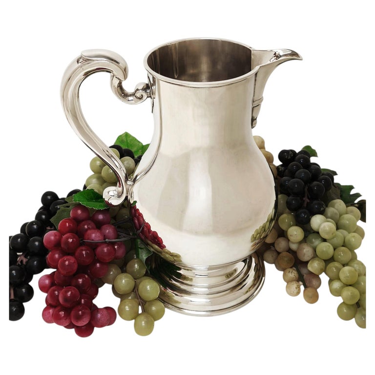 Vintage Sterling Silver Jug Georgian Style Beer Jug London 1970