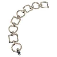 Vintage Sterling Silver Link Bracelet