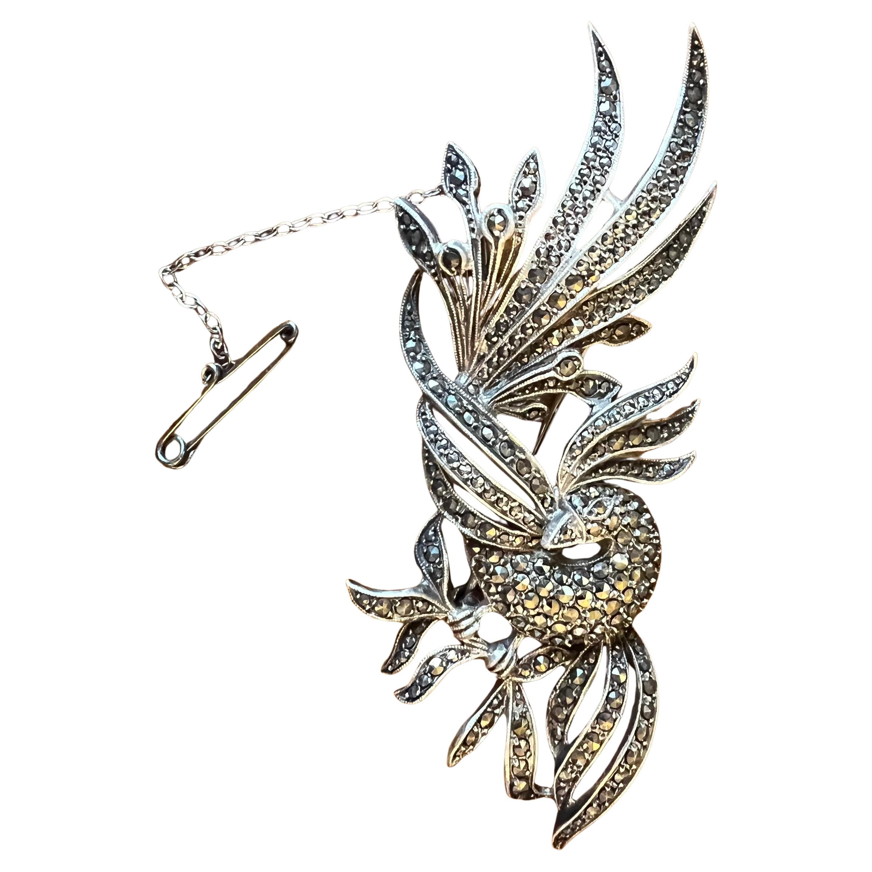 Marcasite brooch value deals