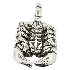 Retro Sterling Silver Men's Scorpio Ring