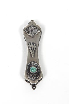 Vintage Sterling Silver Mezuzah