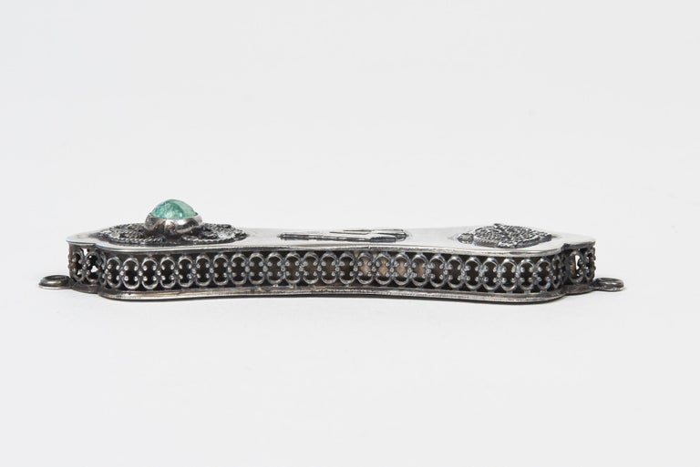 Vintage Sterling Silver Mezuzah For Sale at 1stDibs