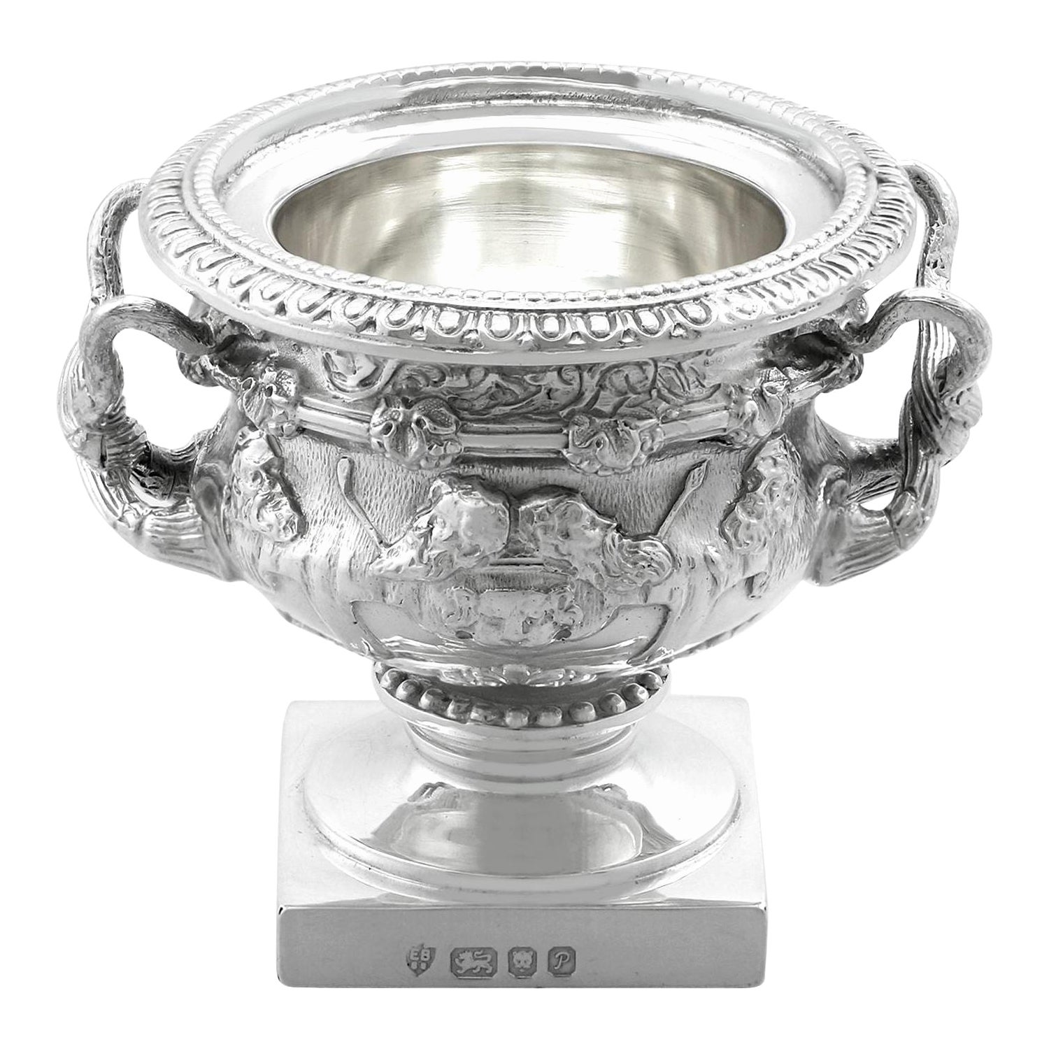 Vintage Sterling Silver Miniature Warwick Vase
