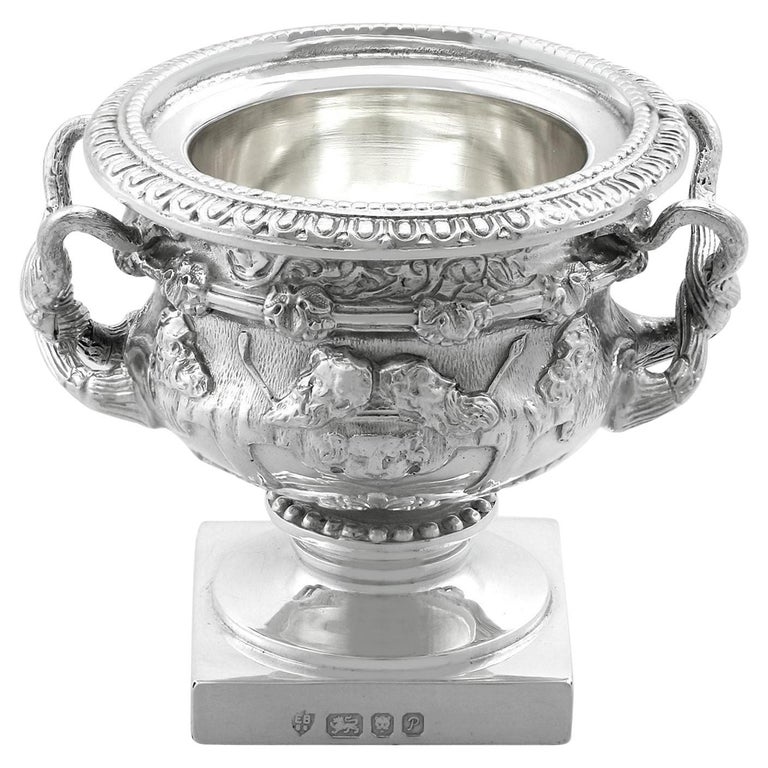 Vintage Sterling Silver Miniature Warwick Vase For Sale at 1stDibs