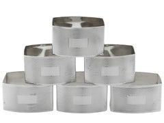 Vintage Sterling Silver Napkin Rings