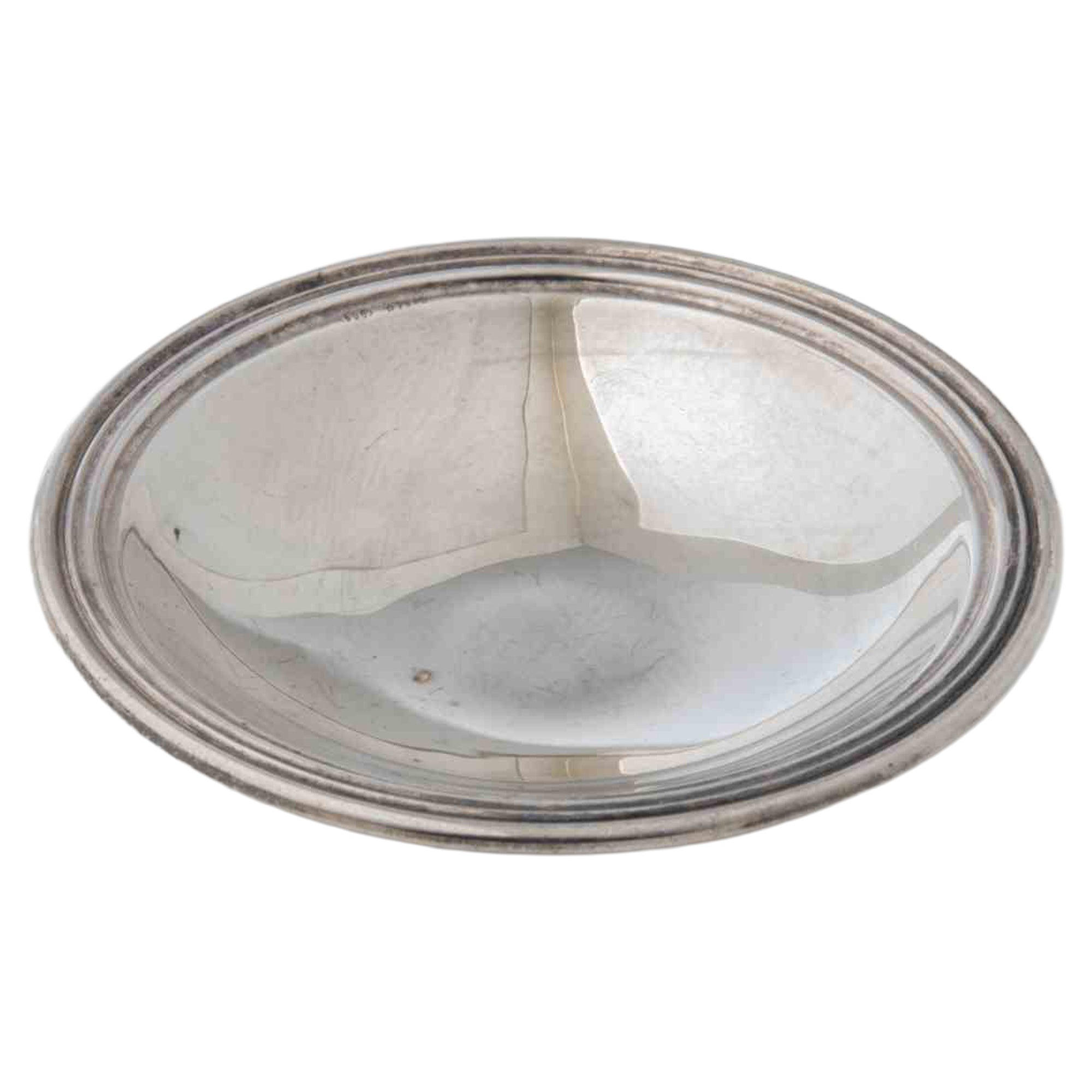 Vintage Sterling Silver Nut Dish / Small Bon Bon Bowl, 1960s
