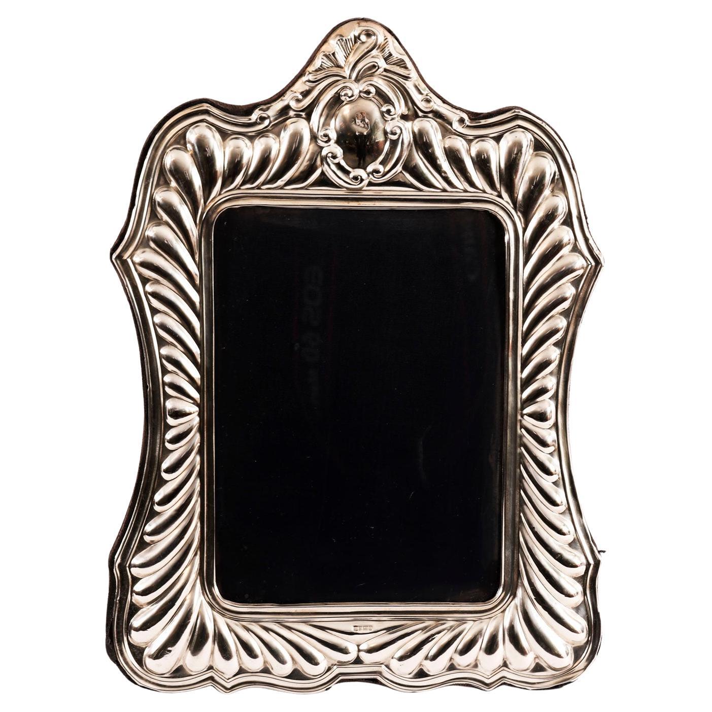 Vintage Sterling Silver Photo Frame 31 x 23 cm 20th Century im Angebot