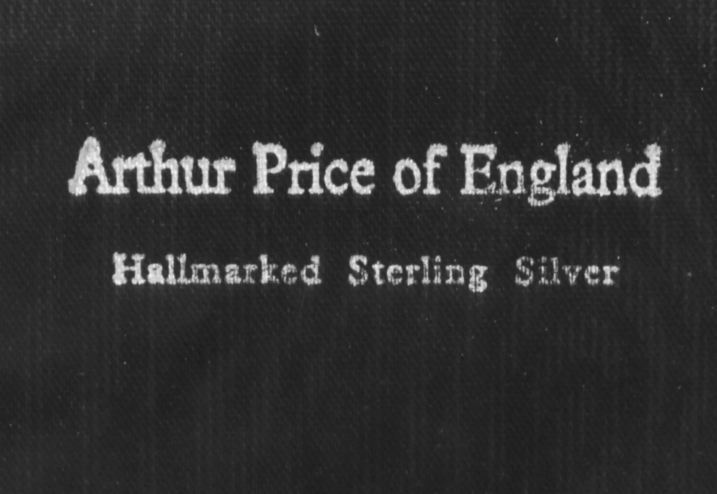 Vintage-Fotorahmen aus Sterlingsilber von Arthur Price & Co, Vintage, 1996, 13x9cm im Zustand „Gut“ im Angebot in London, GB