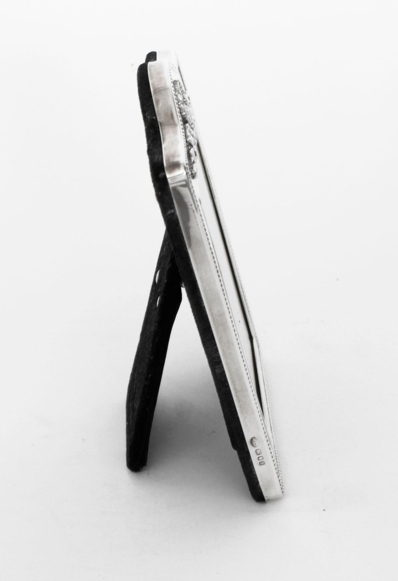 Vintage-Fotorahmen aus Sterlingsilber von Arthur Price & Co, Vintage, 1996, 13x9cm im Angebot 1
