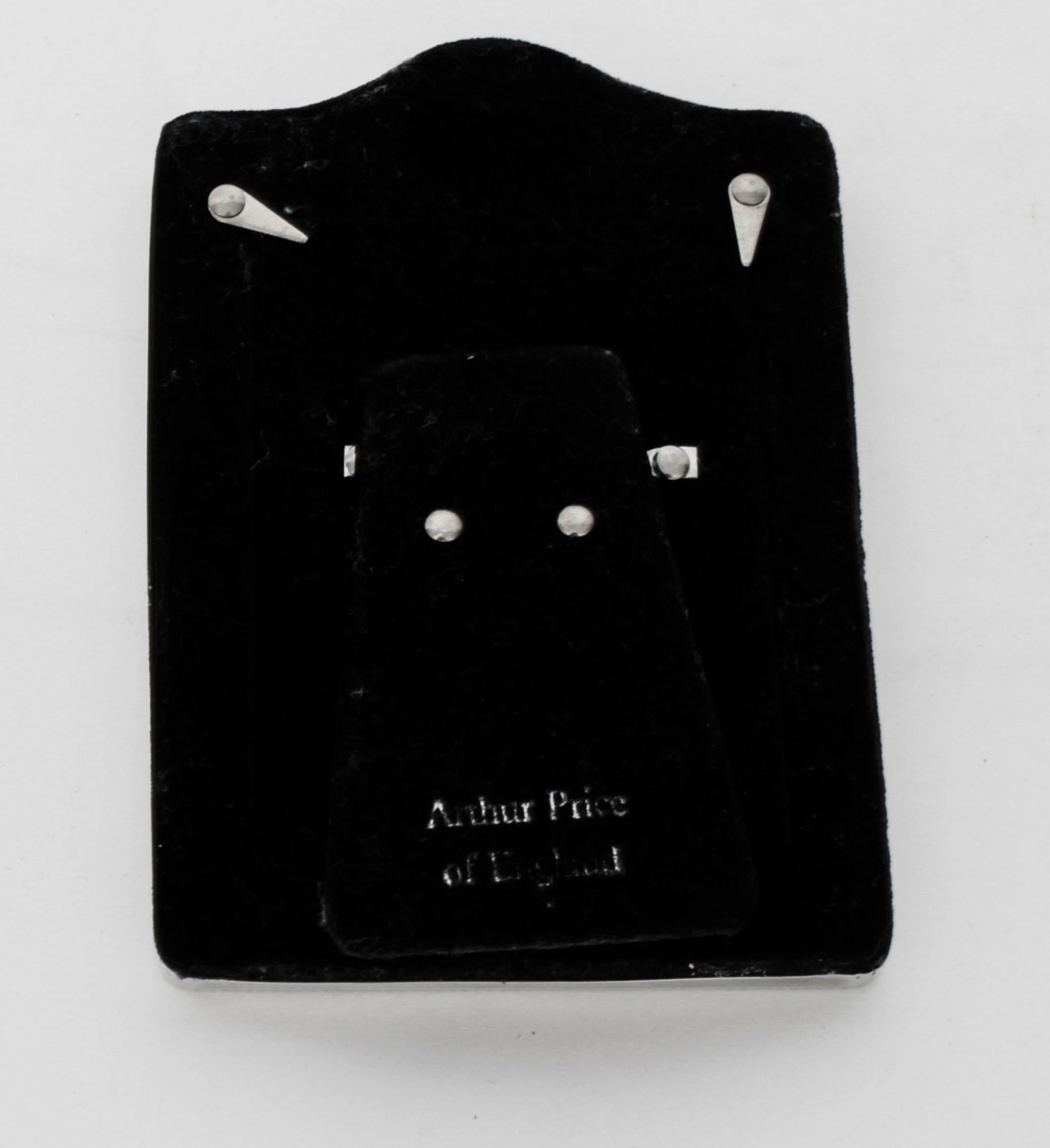 Vintage-Fotorahmen aus Sterlingsilber von Arthur Price & Co, Vintage, 1996, 13x9cm im Angebot 2