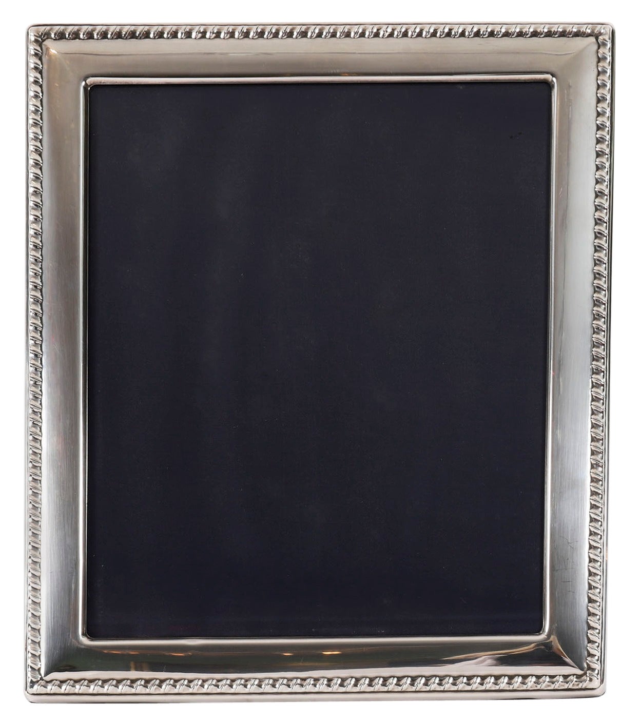 Marco de fotos vintage de plata de ley de Carrs del siglo XX 31x26cm