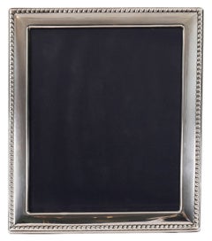 Vintage Sterling Silber Fotorahmen von Carrs 20th C 31x26cm