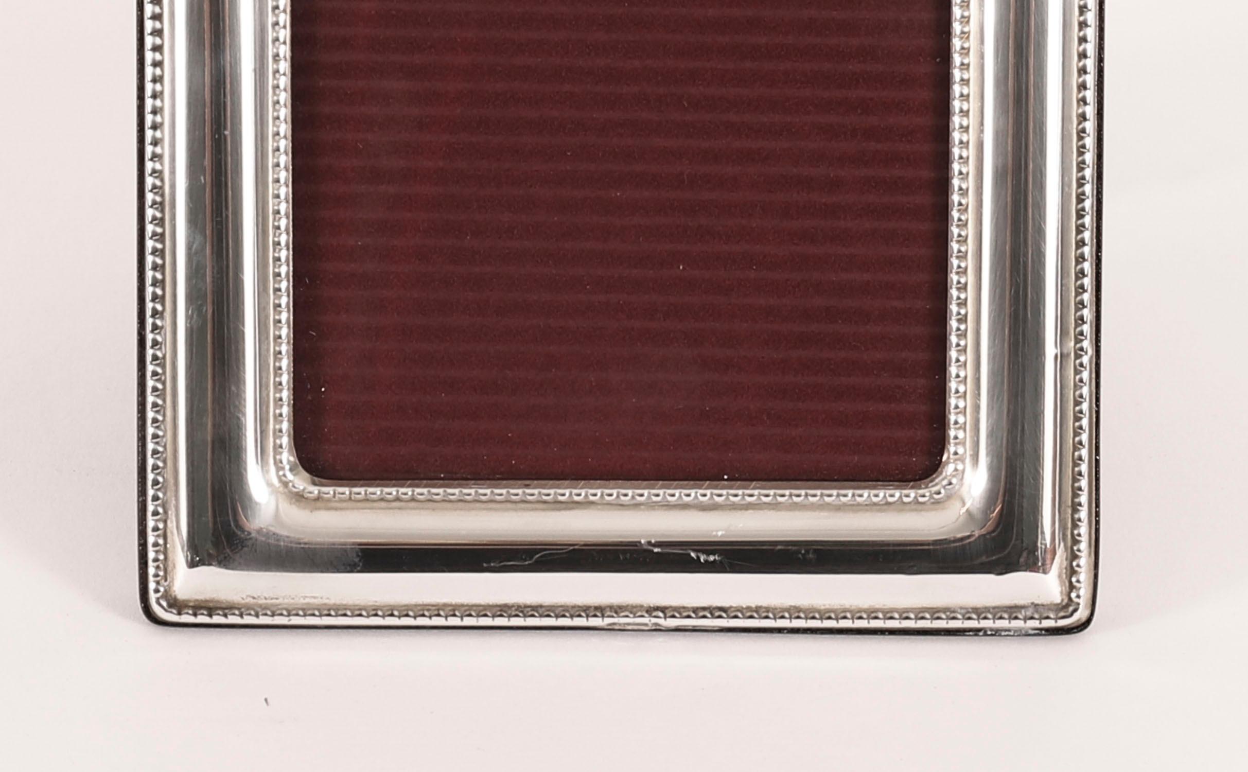 XX secolo Portafoto d'epoca in argento Sterling con marchio di fabbrica 18cm x 13cm in vendita