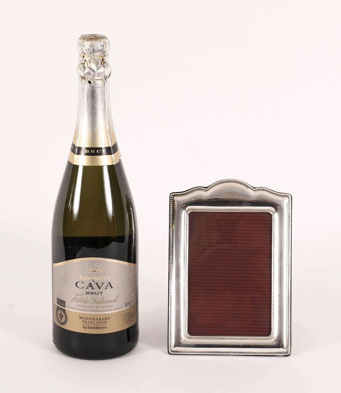 Portafoto d'epoca in argento Sterling con marchio di fabbrica 18cm x 13cm in vendita 1