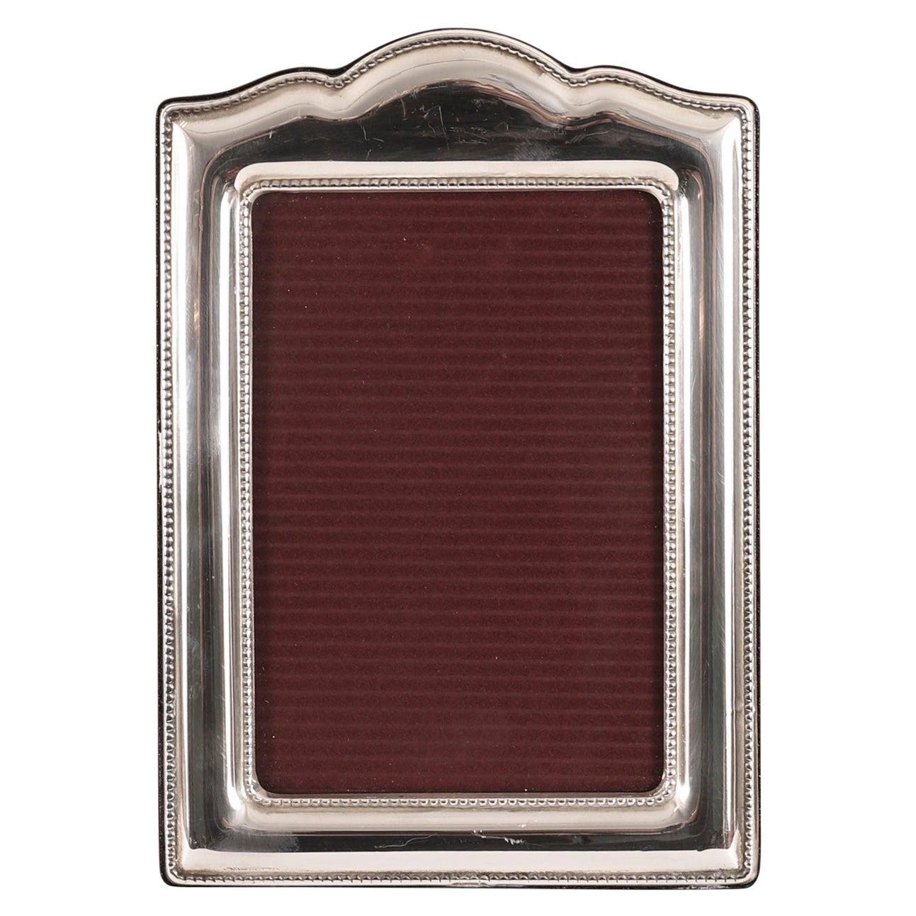 Cadre Photo Vintage en Argent Sterling Poinçonné 18cm x 13cm