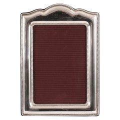 Cadre Photo Vintage en Argent Sterling Poinçonné 18cm x 13cm