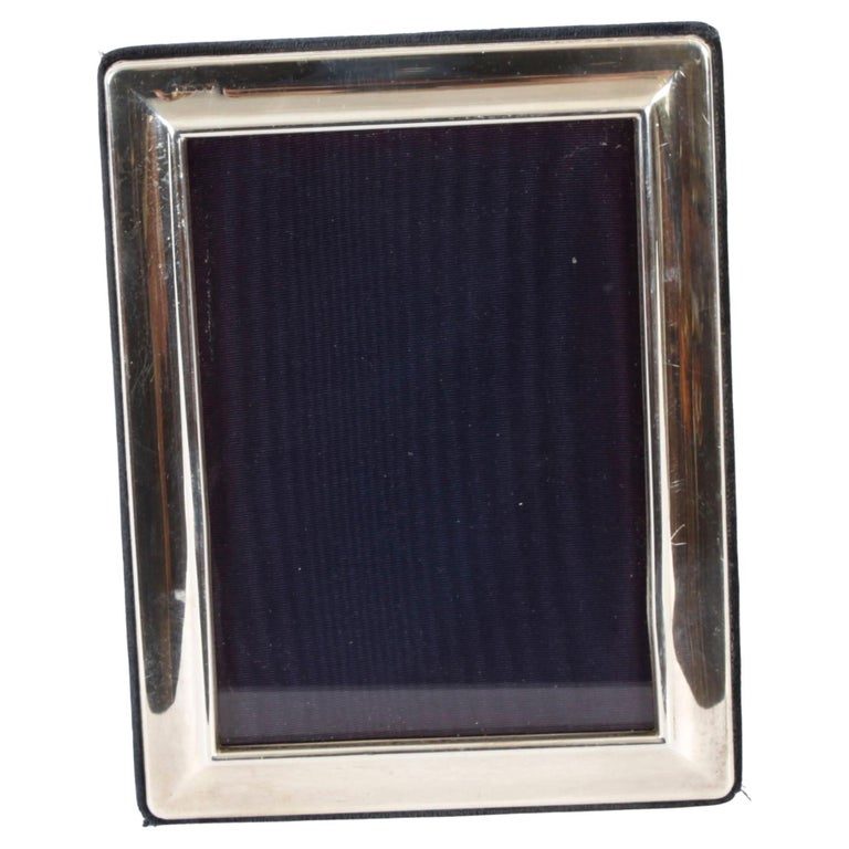 Vintage Sterling Silver Photo Frame London 20th C For Sale at 1stDibs