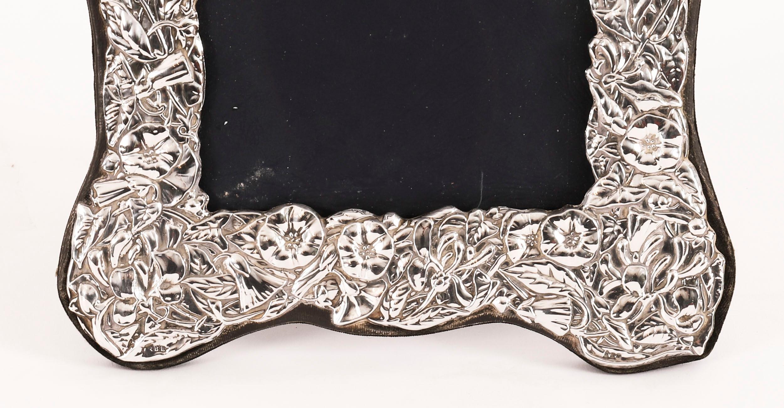 Fine XX secolo Portafoto d'epoca in argento sterling RBB Sheffield 1990 19,5cm x 15cm in vendita