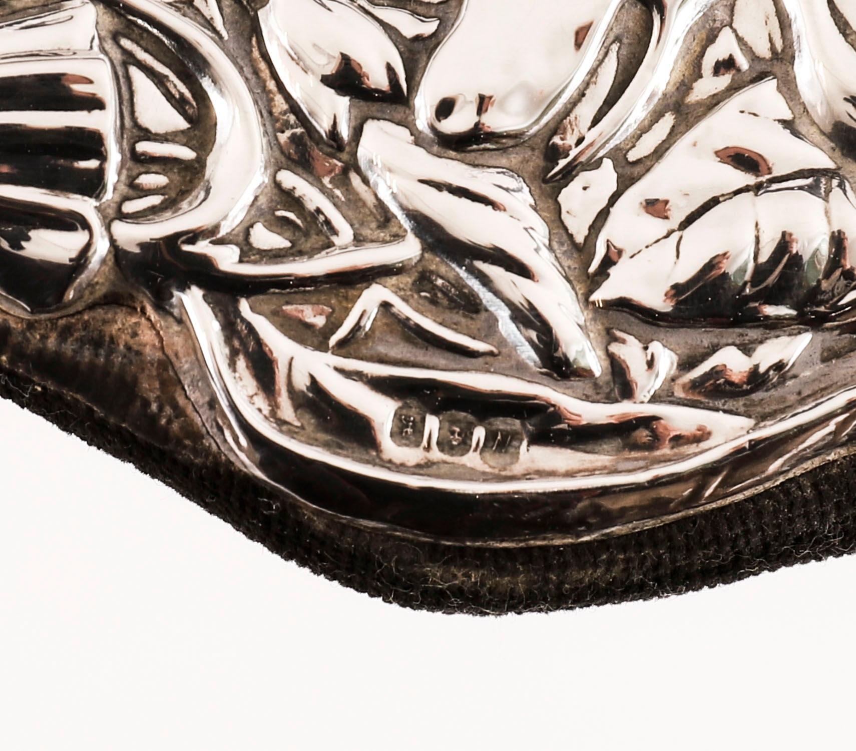 Portafoto d'epoca in argento sterling RBB Sheffield 1990 19,5cm x 15cm in vendita 2