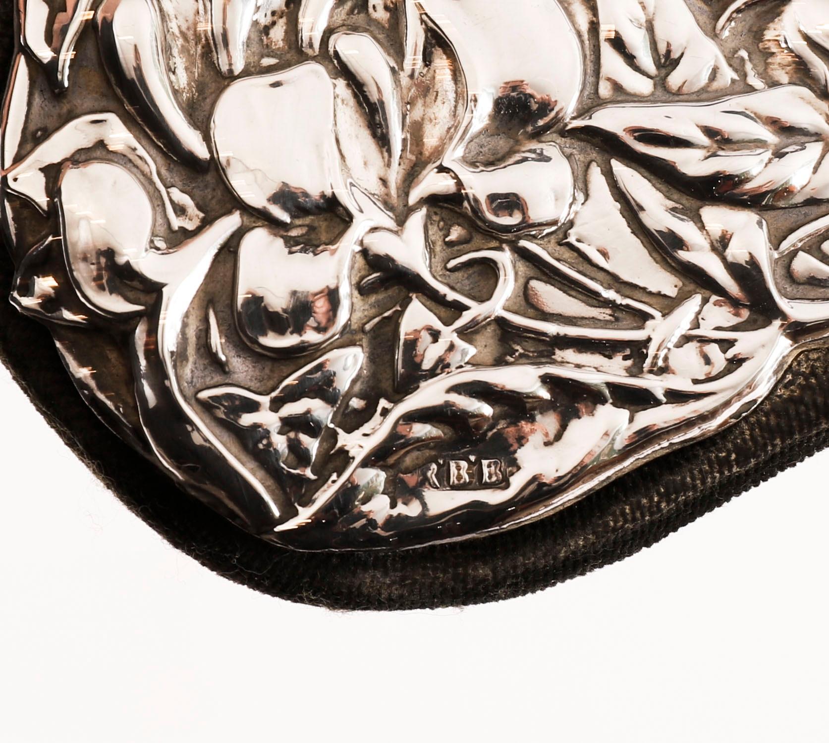 Portafoto d'epoca in argento sterling RBB Sheffield 1990 19,5cm x 15cm in vendita 3