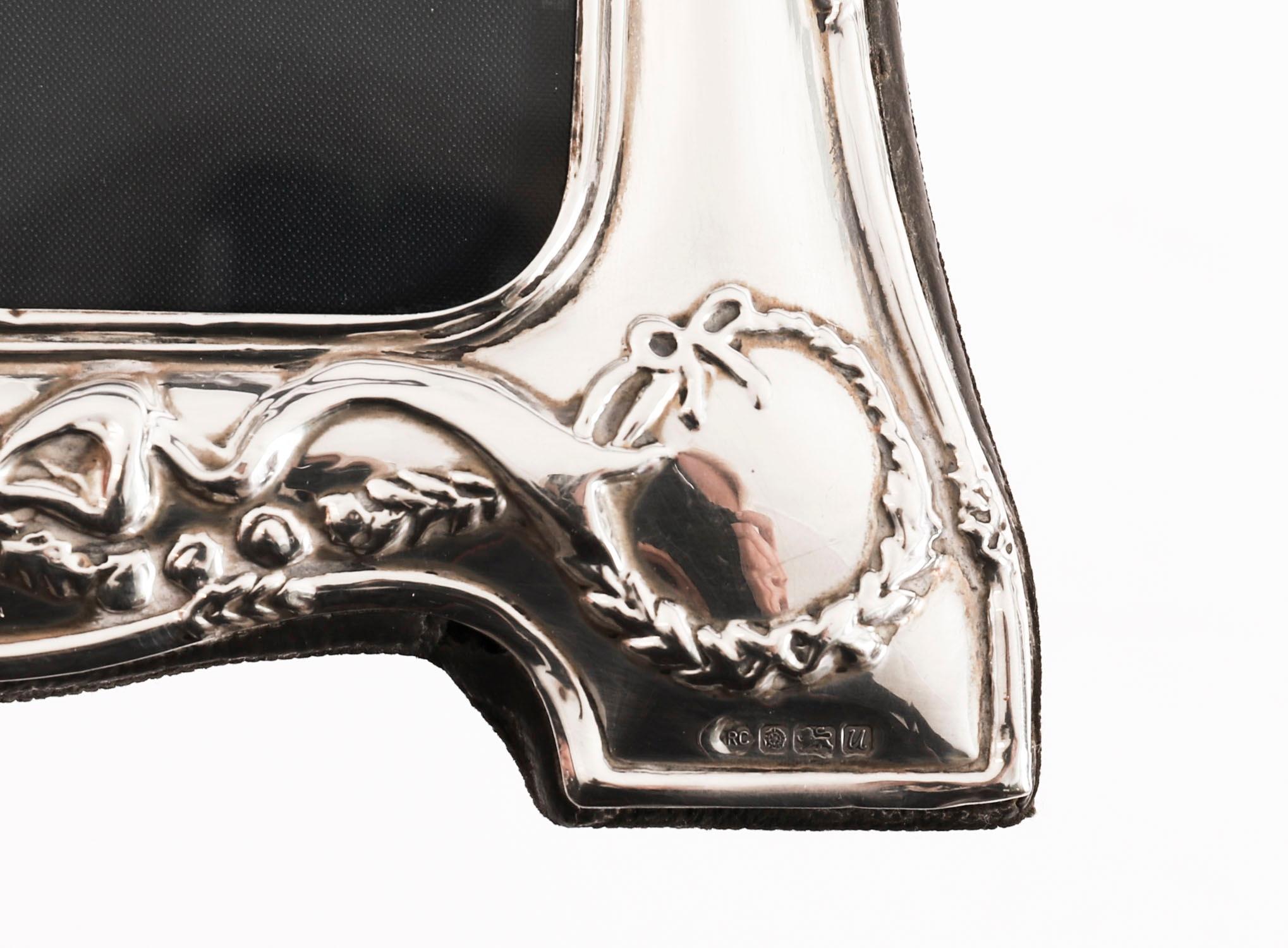 Fine XX secolo Portafoto d'epoca in argento sterling RBB Sheffield 1990 20cm x 16cm in vendita