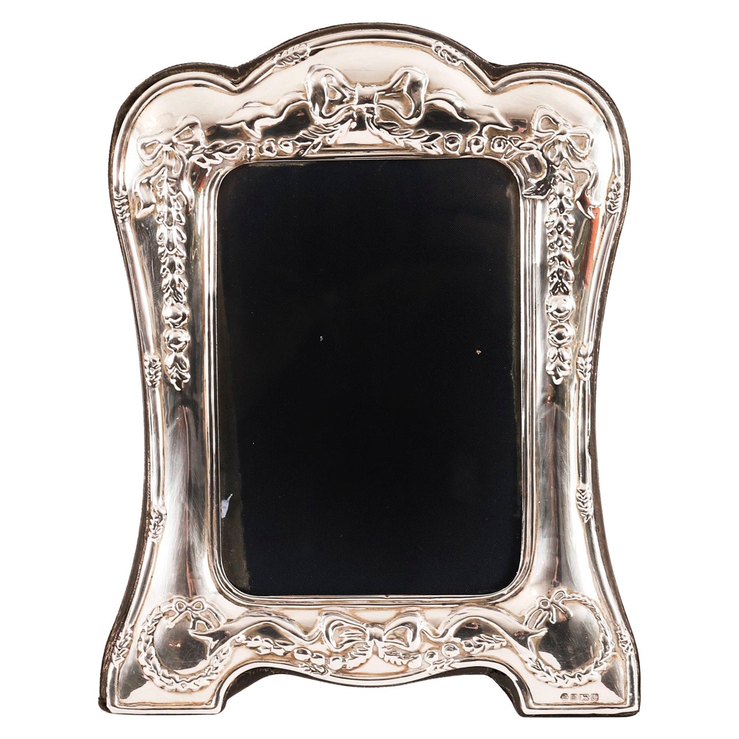 Portafoto d'epoca in argento sterling RBB Sheffield 1990 20cm x 16cm
