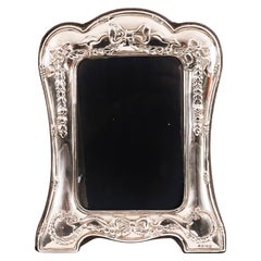 Portafoto d'epoca in argento sterling RBB Sheffield 1990 20cm x 16cm