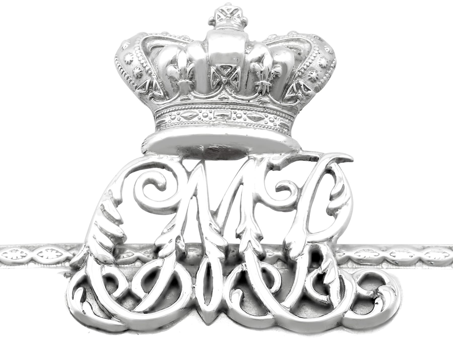 Cornice per fotografie d'epoca in argento Sterling - Giorgio VI in vendita 2