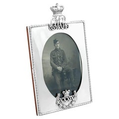Vintage Sterling Silver Photograph Frame - George VI Vintage Sterling Silver Photograph Frame - George VI