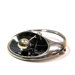 Vintage Sterling Silver Pin Brooch by Erik Granith, Finland, 1966