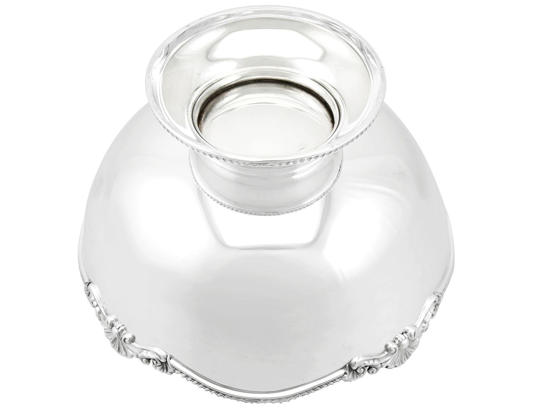 Mappin & Webb Ltd 1989 Vintage Sterling Silber Präsentation / Obstschale im Angebot 3