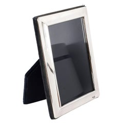 Vintage Sterling Silver Rectangular Portrait Photo Frame by Carrs 20th Centrury