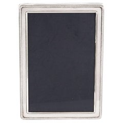 Vintage Sterling Silver Rectangular Portrait Photo Frame by Carrs 20th Century