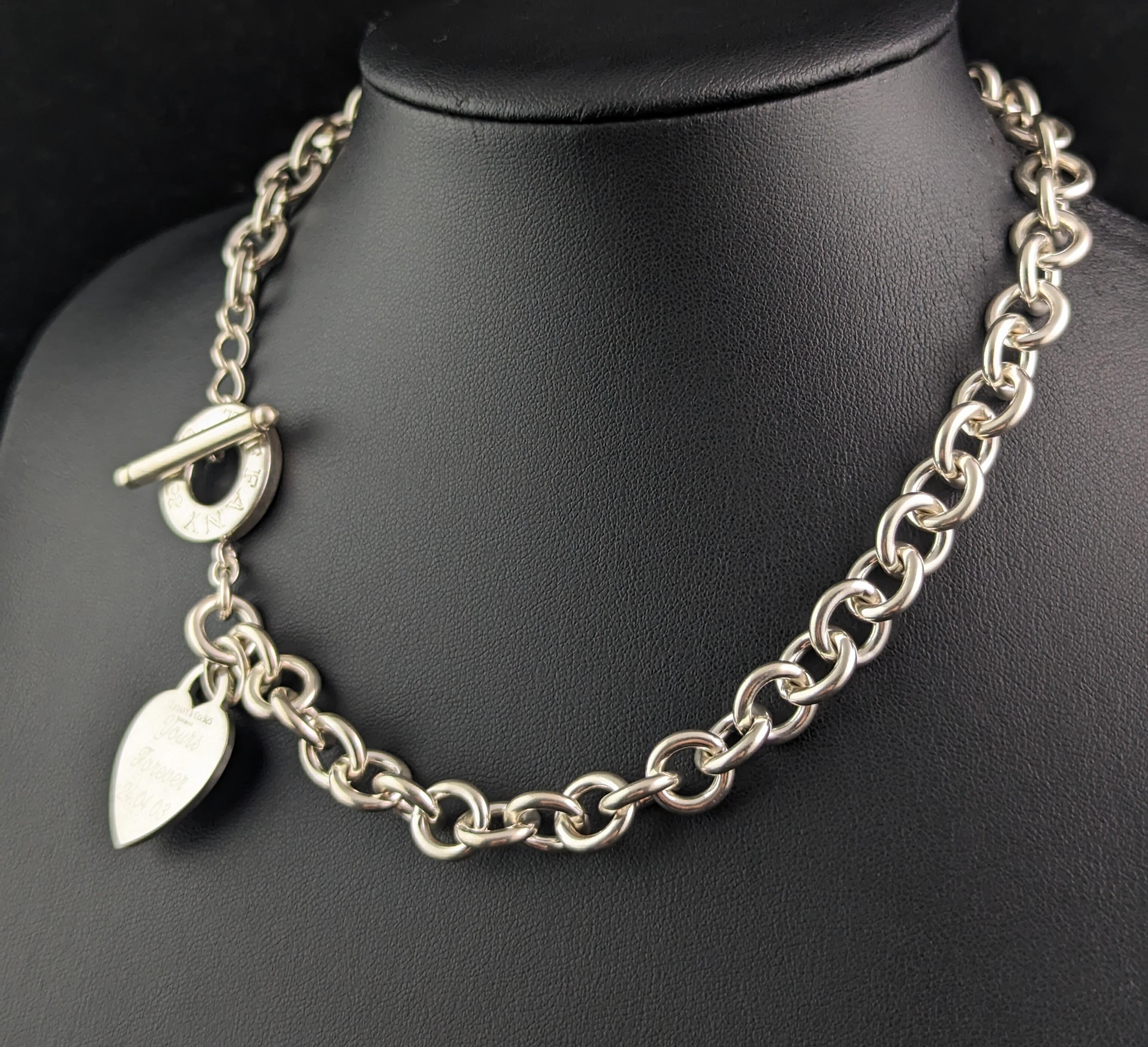 tiffany toggle necklace used