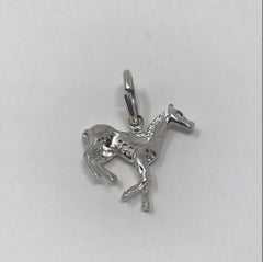 Vintage Sterling Silver Running Horse Charm/Pendant