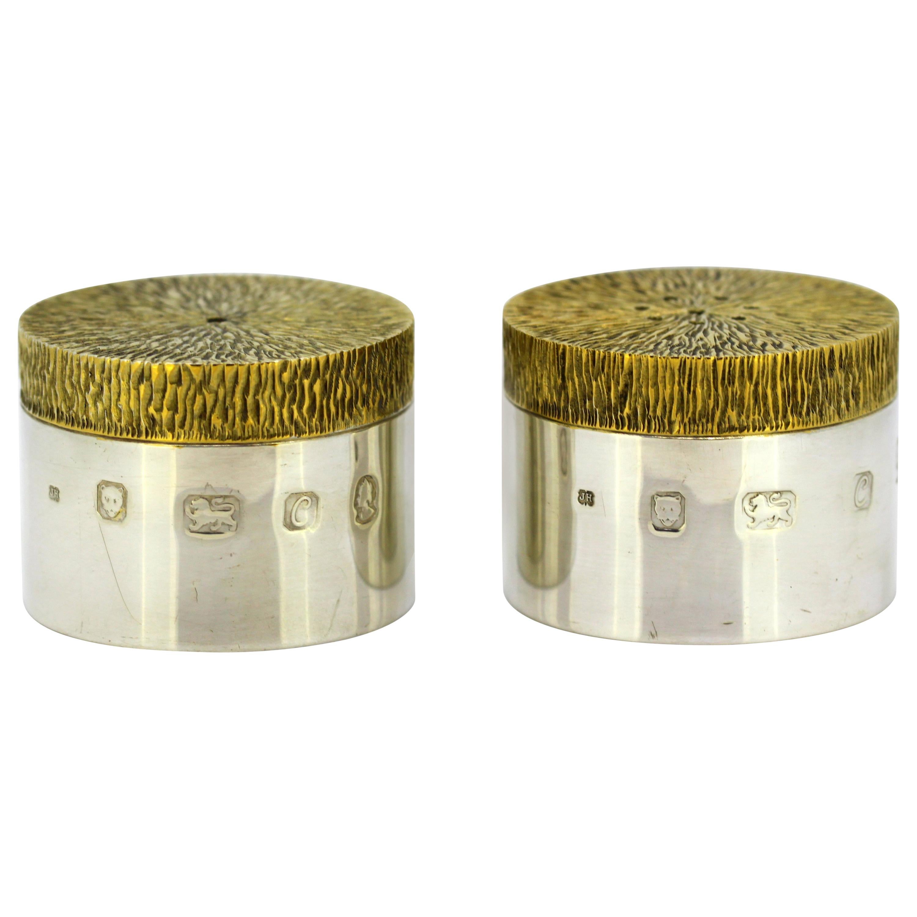 Antonio Pineda Taxco Sterling Silver Swirl Salt and Pepper Shakers at