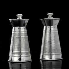Vintage Sterling Silver Salt and Pepper Grinders